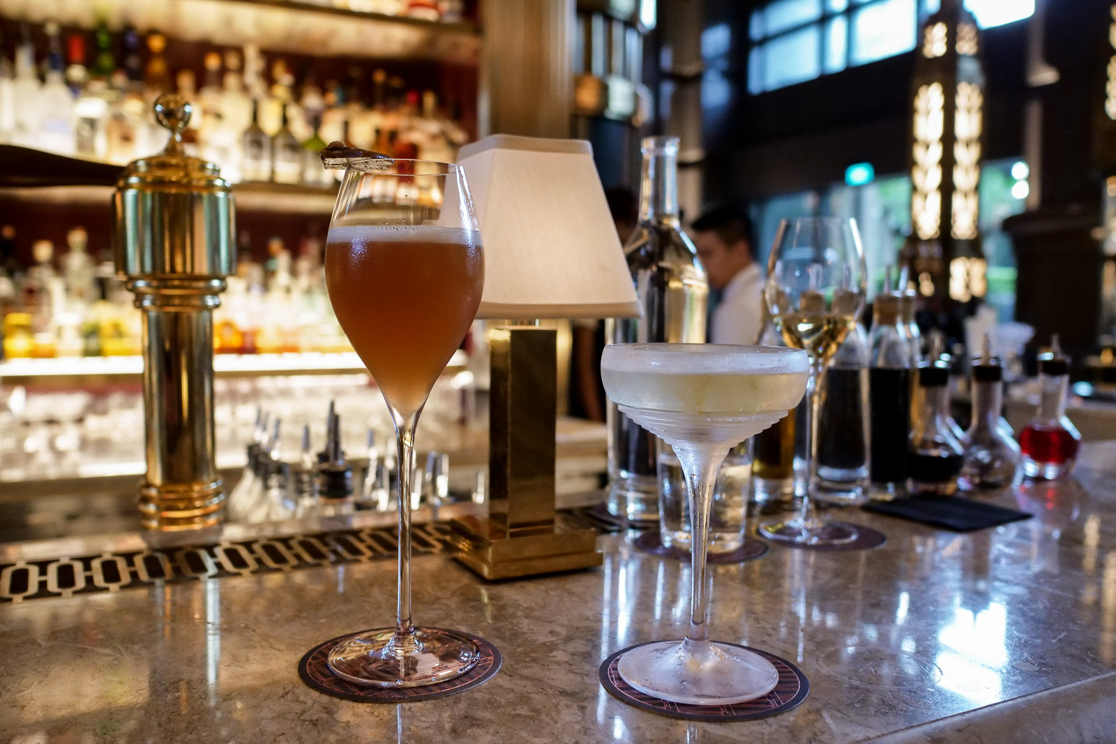 Drinks at Atlas in Singapore