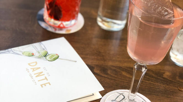 Cafe Dante NYC Drinks