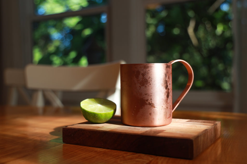 Copper mugs are among the best cocktail gifts to give.