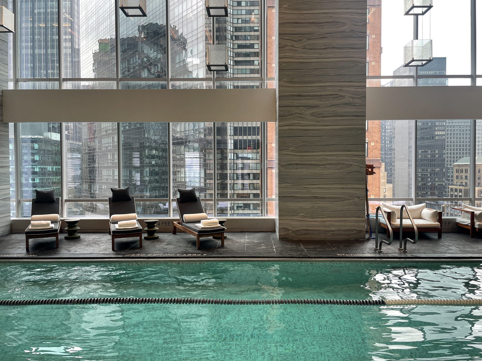 The pool at the Park Hyatt NYC.