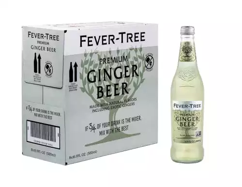 Fever-Tree Ginger Beer - Pack of 8 500mL Bottles