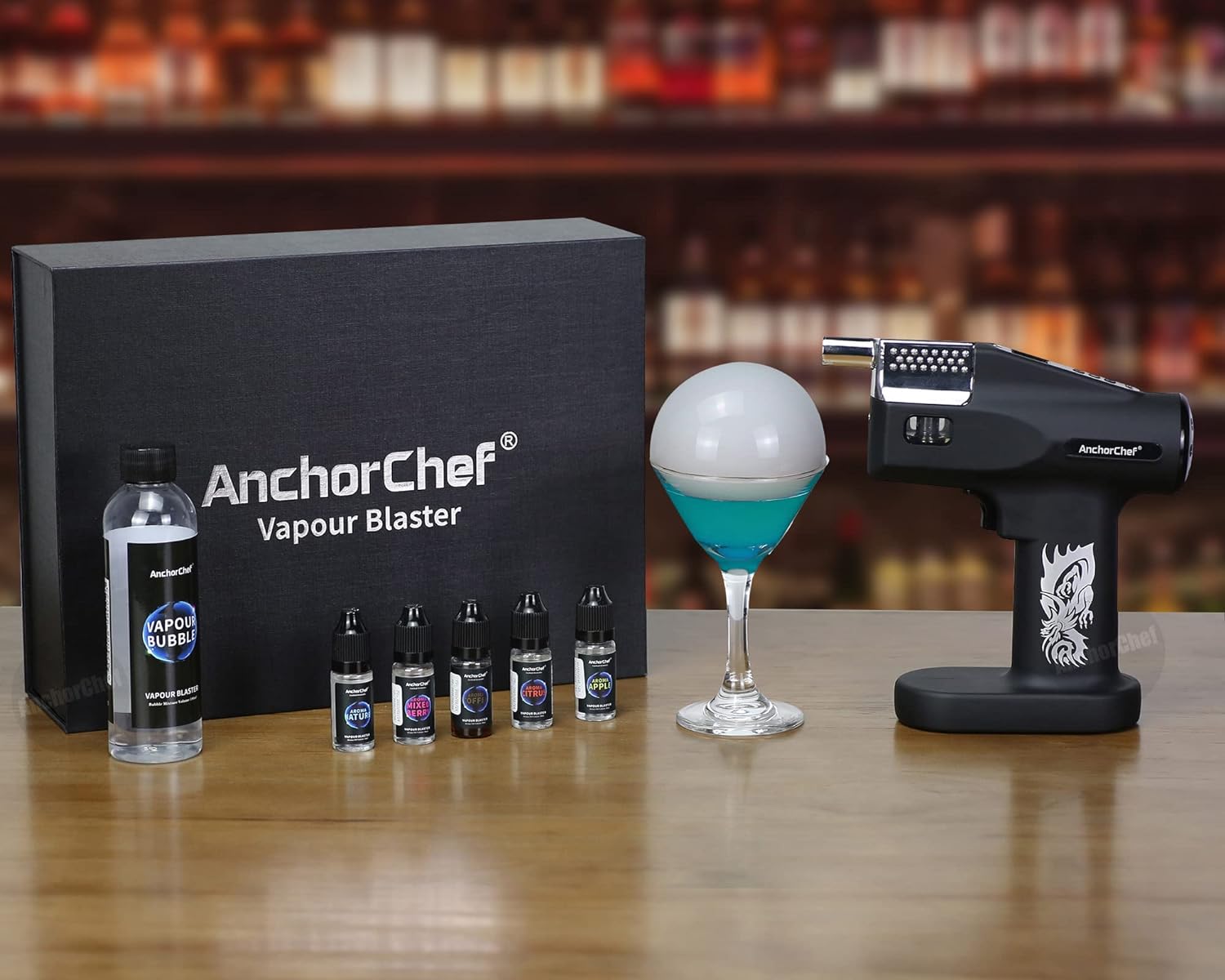 This is among the best cocktail gifts for party tricks: The Vapour Blaster Cocktail Gun